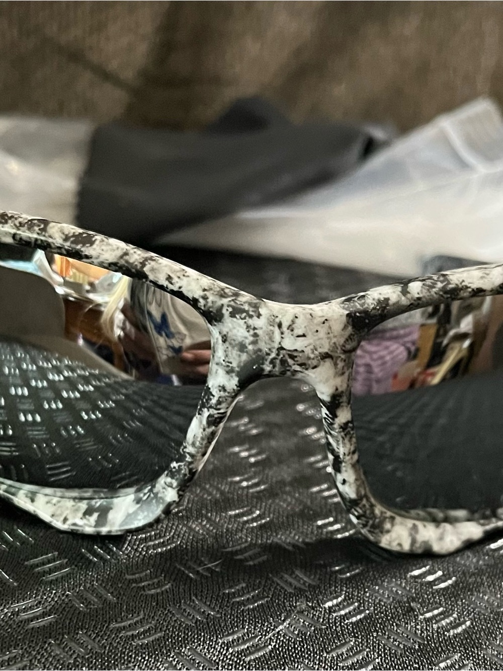 Marbled Black and White mens Sunglasses - Fashion Accessory